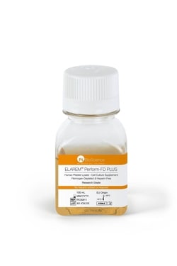 PL BioScience ELAREM Perform-FD PLUS, Fibrinogen-depleted Human Platelet Lysate, No Heparin Added or Required 100 mL | Buy Online | PL BioScience | Fisher Scientific