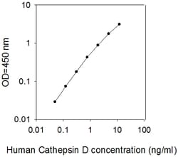 Raybiotech Inc Human Cathepsin D ELISA Kit, Quantity: Each of 1
