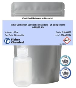 Fisherbrand&trade;&nbsp;Initial Calibration Verification Standard in HNO3 5%