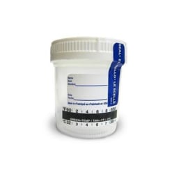 Cliawaived Inc 90mL Urine Specimen Collection Cups with Temperature, Quantity: