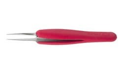 Electron Microscopy Sciences Dumont Ergonomic ESD Tweezers Style 5, Red