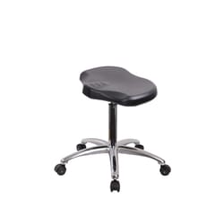 Fisherbrand&trade;&nbsp;Polyurethane ESD Ray Stool Chrome Medium Bench Height with ESD Casters