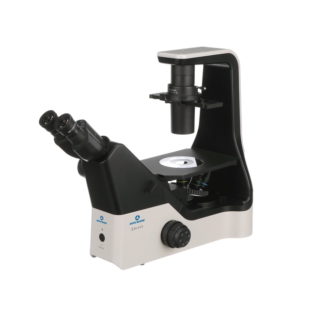 ACCU-SCOPE&trade;&nbsp;EXI-410-PH Inverted Microscope Series Trinocular with Plan Phase Objectives