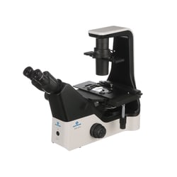 ACCU-SCOPE&nbsp;Trinocular Inverted Microscope with Mechanical Stage and 4X plan phase, 10X, 20X, 40X objectives