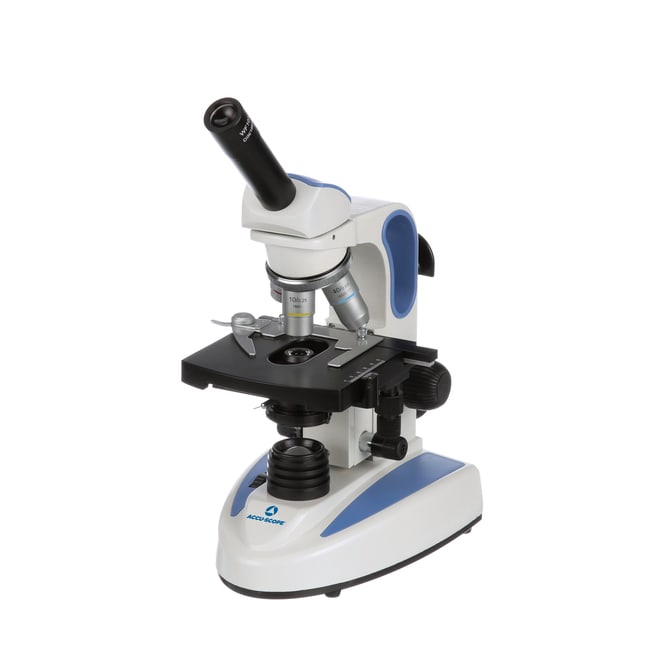 ACCU-SCOPE EXM-150 Series Monocular Microscope with Mechanical Stage ...