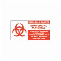 Brady Hazardous Material Shipping Labels Hazardous material shipping label;