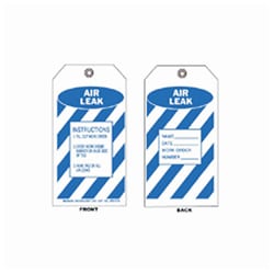 Brady Air Leak Inspection Tag:Facility Safety and Maintenance:Equipment