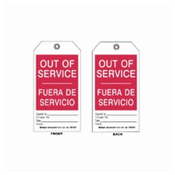 Brady&trade;&nbsp;Accident Prevention Tags - Maintenance Order