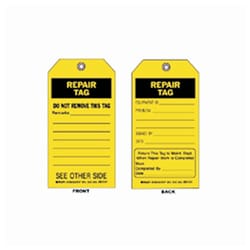 Brady&trade;&nbsp;Accident Prevention Tags - Maintenance Order