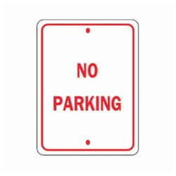 Brady™ Vertical <i>No Parking</i> Signs