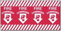 Accuform Signs Performance Fire Extinguisher Labels