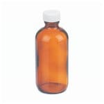 Thumbnail_DWK Life Sciences Wheaton Braune Boston Round-Flaschen mit Kappeneinlagen