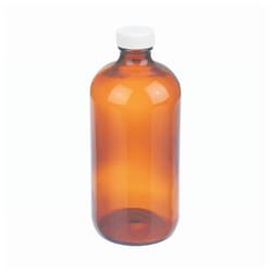 DWK Life Sciences Wheaton Amber Boston Rounds with PTFE Faced PE-lined