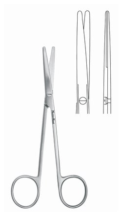 Integra™ Miltex™ MeisterHand™ Metzenbaum (Lahey) Scissors