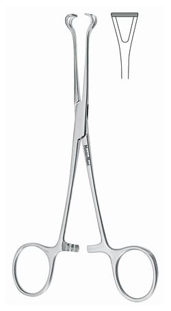Integra Miltex MeisterHand Babcock Intestinal Forceps 6.41 in. (16.3cm)