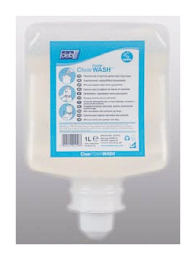 Deb USA FOAM WASH Washroom Cleansers Clear FOAM WASH; 1L Cartridge; 6