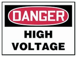 Accuform Signs Electrical Safety Labels