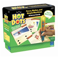 Hot Dots Science Card Sets Force and motion cards set, Quantity: Each of
