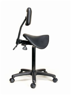 Fisherbrand™ Polyurethane Saddle Chair - Standing Height