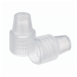 DWK Life Sciences Wheaton™ Polypropylene Caps for Wheaton Dropping Bottles - Natural