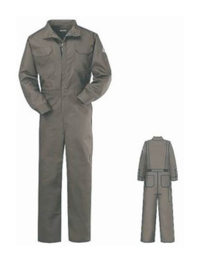 VF Workwear Bulwark Excel 8Pocket Deluxe Coverall Regular; Gray; Size