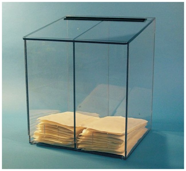 SCurve Two Compartment Gloves DispenserGloves, Glasses and Safety