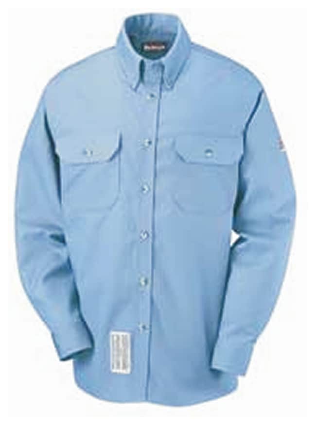 VF WorkwearBulwark Excel FR 2Pocket Uniform Dress Shirt Light Blue