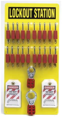Brady Ten-Lock Lockout Stations Without components | Buy Online | Brady&trade; | Fisher Scientific