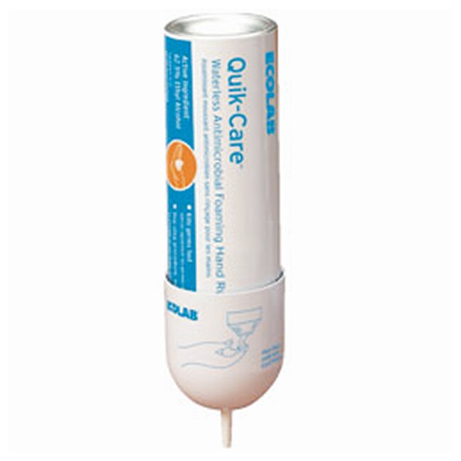 Ecolab Quik Care Waterless Foam QuikCare foamGloves, Glasses and