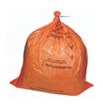 Medegen SAF-T-TAINER Biohazard Waste Bags With Box & Liner - 12x24x12", Red/Black, 11 Gallon - For Medical, Dental, Tattoo Waste