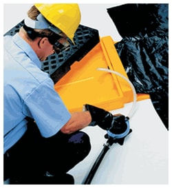 Youngstown Barrel & Drum Ultra-Spill Deck™ Flexible Model, Bladder Pump
