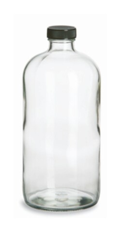 DWK Life Sciences Kimble Clear Boston Rounds with 14B White Rubber-lined