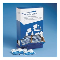 Bausch & Lomb&trade;&nbsp;Pre-Moistened Respirator and Equipment Wipes
