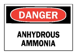 Brady™ <i>Danger: Anhydrous Ammonia</i> Signs