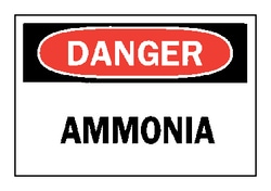 Brady™ <i>Danger: Ammonia</i> Signs