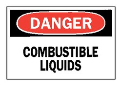 Brady™ <i>Danger: Combustible Liquids</i> Signs
