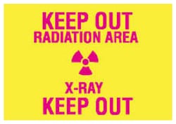 Brady™ <i>Keep Out: Radiation</i> Laboratory Signs