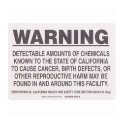 Brady&trade;&nbsp;California State Specific Sign
