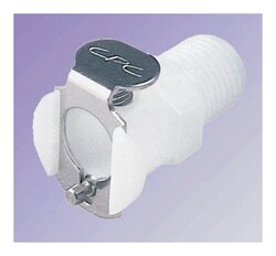 CPC&trade;&nbsp;Standard-Volume Quick-Disconnect MNPT Pipe-Thread Bodies: Acetal
