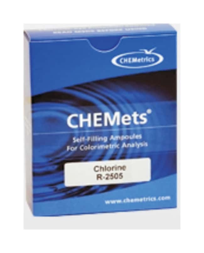 CHEMetrics CHEMets Chlorine Test Kit Refill Free and Total Chlorine
