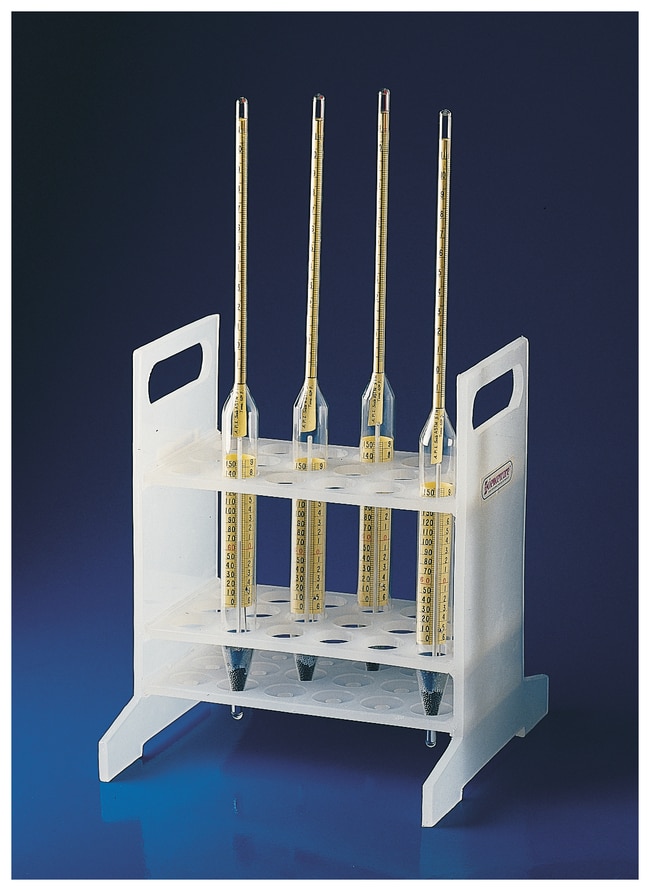 BelArt™ SP Scienceware™ Hydrometer Racks Holds up to 18 long hydrometers BelArt™ SP