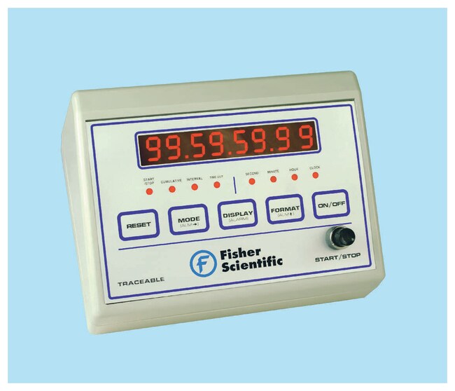 Fisherbrand™ Traceable™ Countup Benchtop Timers Temporizadores