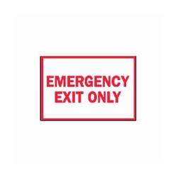 Brady&trade;&nbsp;<i>Emergency Exit Only (lg)</i> Signs
