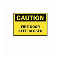 Brady&trade;&nbsp;<i>Caution: Fire Door...</i> Signs