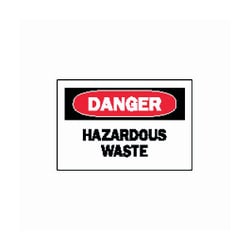 Brady&trade;&nbsp;<i>Danger: Hazardous Waste</i> Signs