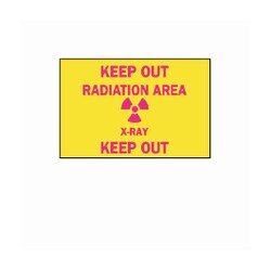 Brady&trade;&nbsp;<i>Keep Out: Radiation</i> Laboratory Signs