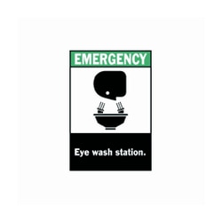 Brady&trade;&nbsp;ANSI Z535 Safety Signs: Eyewash Station