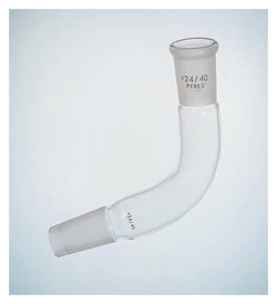 Corning™ PYREX™ Tube Adapters with standard taper Joints at 105° Angle