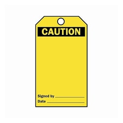 Brady™ <i>Caution</i> Tags