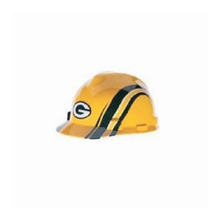 MSA NFL V-Gard Caps Green Bay Packers logo:Personal Protective Equipment,